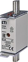 Предохранитель NH-000/gG 63A 500V KOMBI | код 004181212 | ETI