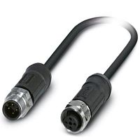 Кабель для датчика / исполнительного элемента SAC-4P-M12MS/5,0-28X/M12FS OD | код 1454118 | PHOENIX CONTACT