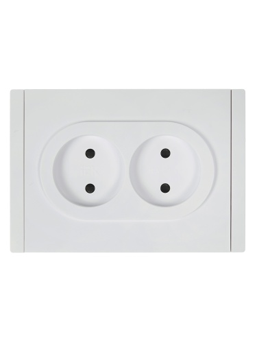 FORTE&PIANO Роз. 2-я без з/к с з/ш б/к 10А FP225 бел. IEK | код FP-R23-10-1-K01 | IEK фото 2