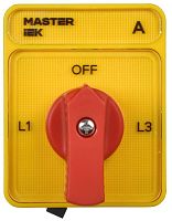 Переключатель кулачковый стандартная рукоятка 63А схема 98 | код MI-CS10-063-098 | IEK