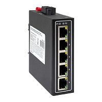 Промышленный неуправляемый коммутатор U-5T, 5 портов 10/100Base-T(X) RJ45, монтаж на динрейку TSX EKF | код TSX-U-5T | EKF