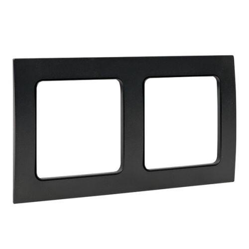 Стокгольм Рамка 2-местная черная PROxima | код EXM-G-303-30 | EKF фото 5