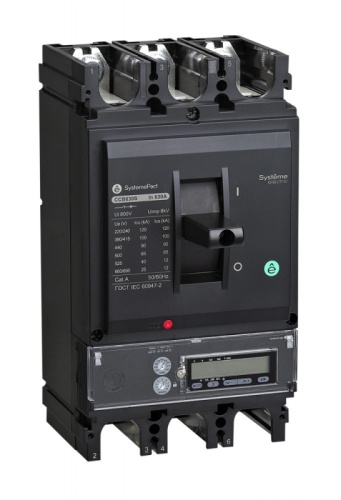 АВТ.ВЫКЛ SYSTEMEPACT CCB630 100KA 3P3D S5.3E 630A РЫЧАГ | код SPC630S63053E3DF | Systeme Electric