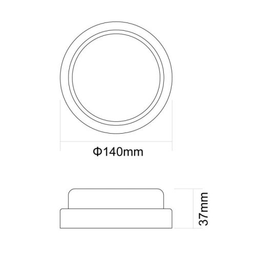 Светильник светодиодный ЖКХ 8Вт 6500К IP65 220В влагозащ. круг LBF-0801 C01 Ultraflash 15341 фото 8 Светильник светодиодный ЖКХ 8Вт 6500К IP65 220В влагозащ. круг LBF-0801 C01 Ultraflash 15341 фото 8