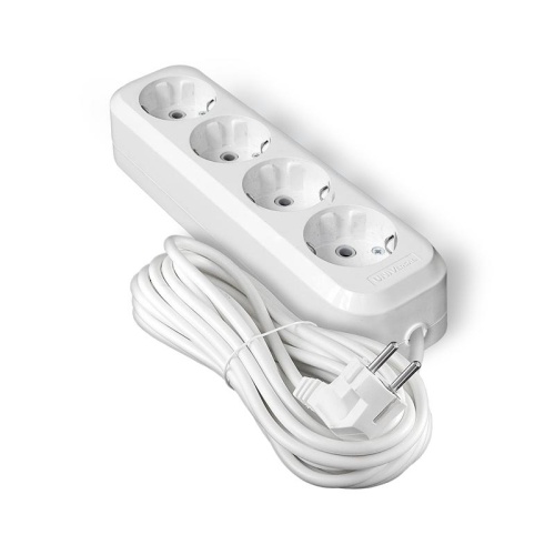 Удлинитель 4х5м с заземл. IP20 Е-304А ПВС 3х1.5 | код 1731 | Universal
