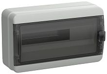 Корпус пластиковый КМПн-18 IP65 черн. прозр. дверь TEKFOR | код TF5-KP72-N-18-65-K03-K02 | IEK