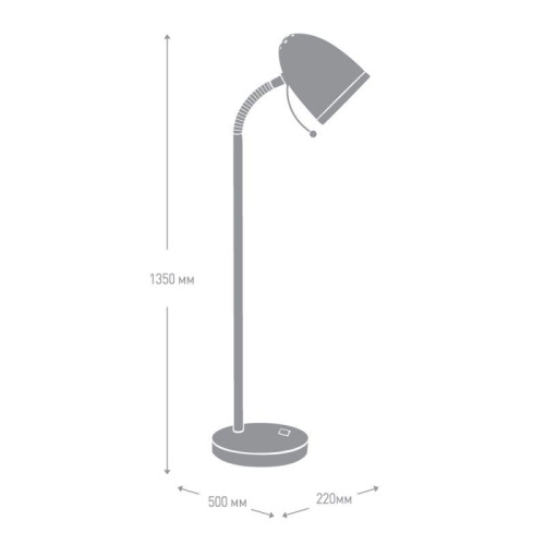 Светильник KD-309 С16 напол. 230В 40Вт E27 светло-зел. Camelion 12335