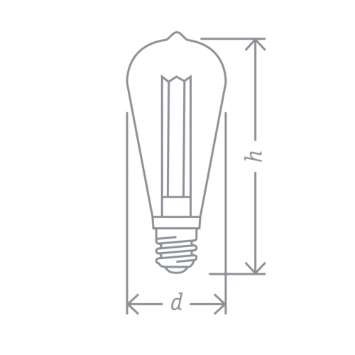 Лампа светодиодная 14 232 NLL-SC17-ST64-4-230-1.8K-E27-PMMA прозрачная 1800К тепл. бел. E27 200лм 220-240В Navigator 14232 фото 3
