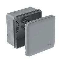 Коробка распределительная MultiBox IP66 85х85х42 DIY (со стикером) сер. | код IMT351971 | Systeme Electric