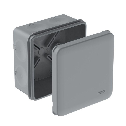 Коробка распределительная MultiBox IP66 85х85х42 DIY (со стикером) сер. | код IMT351971 | Systeme Electric