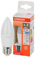 Лампа светодиодная LED Star Свеча 9Вт (замена 75Вт), 806Лм, 6500К, цоколь E27 OSRAM | код 4058075697102 | LEDVANCE