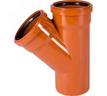 Тройник наружной канализации 87 град. 315х315 | код 225400 | Ostendorf