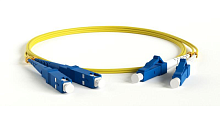Патч-корд FC-D2-9-LC/UR-SC/UR-H-2M-LSZH-YL волоконно-оптический (шнур) SM 9/125 (OS2) LC/UPC-SC/UPC duplex LSZH 2м