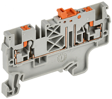 Колодка клеммная CP-DT измерит. нож. разм. 2,5мм2 серая IEK | код YCT25-04-K03-002 | IEK