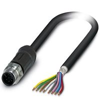 Кабель для датчика / исполнительного элемента SAC-8P-M12MS/ 2,0-28X SH OD | код 1407279 | PHOENIX CONTACT