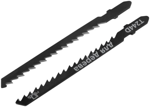 Полотна для лобзика, T244D, по дереву, HCS, 100 мм, 2 шт. | код 40815М | FIT