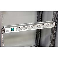 Блок розеток 8хSchuko 1U 19 с выкл. | код NSYAPU19S8S | SCHNEIDER ELECTRIC