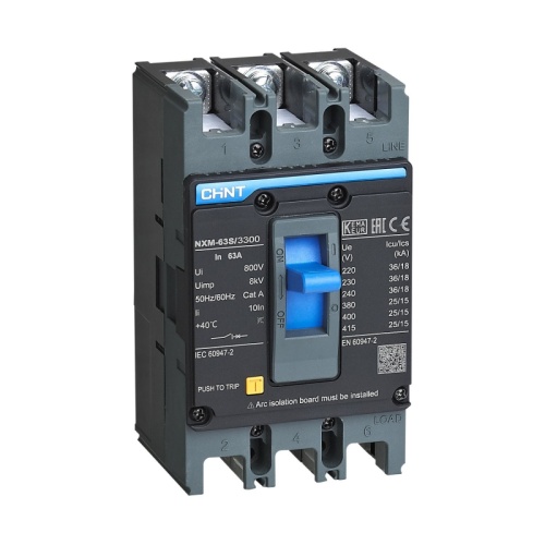 Авт. выкл. NXM-63S/3P 25кА 50A соответствует стандарту ROHS (CHINT) | код 205888| CHINT