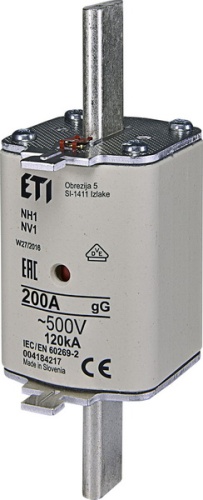 Предохранитель NH-1/gG 200A 500V KOMBI | код 004184217 | ETI