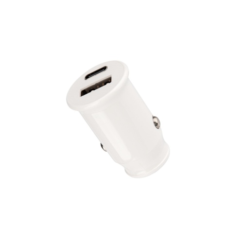Автозарядка в прикуриватель REXANT АЗУ USB-A+USB-C, 2.4 A белая | код 18-2229 | REXANT