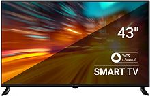 Телевизор LED SunWind 43 SUN-LED43XU400 Яндекс.ТВ черный 4K Ultra HD 60Hz DVB-T DVB-T2 DVB-C DVB-S DVB-S2 USB WiFi Smart TV | код 1779009 | SUNWIND