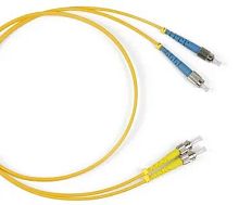 Патч-корд оптический LANMASTER, LSZH, дуплексный, ST/UPC-FC/UPC, SM OS2, 20 м | код LAN-2ST-2FC/SU-20 | LANMASTER
