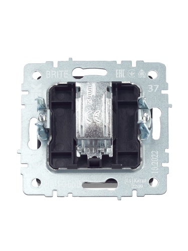 BRITE Розетка TV оконечная РТВ11-0-БрШ шампань | код BR-A10-O-K37 | IEK фото 4