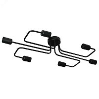 Светильник Фрейм 161 черн. НПБ 01-6х60-105 Е27 ИУ | код 1005404276 | Элетех