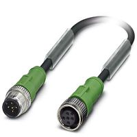 Кабель для датчика / исполнительного элемента SAC-5P-M12MS/0,6-PUR/M12FS | код 1681596 | PHOENIX CONTACT