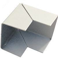 Крышка соеденителя ККМО угол 25 Y-образная внешняяметаллическая | код Крышка соедККМО Yобразная | Гефест