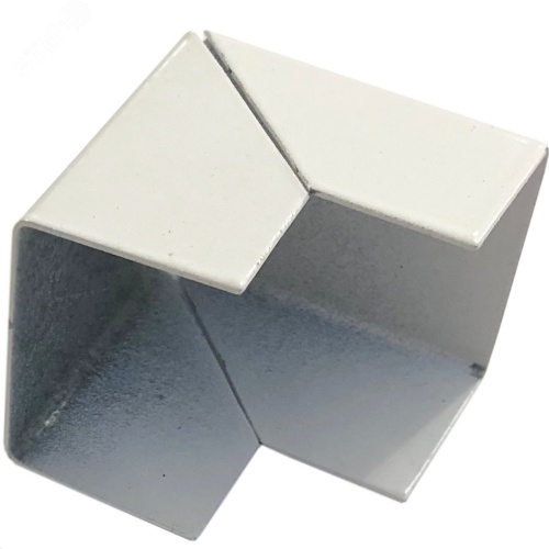 Крышка соеденителя ККМО угол 25 Y-образная внешняяметаллическая | код Крышка соедККМО Yобразная | Гефест