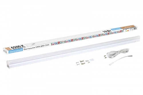 Светильник LED ДПО 2001 10 Вт, 6500К, IP40, Народный | код SQ0329-0114 | TDM НАРОДНЫЙ