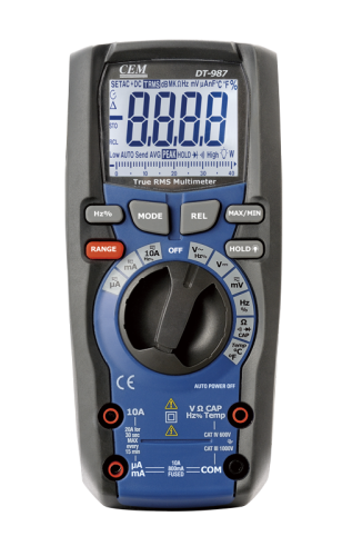 DT-987 Мультиметр цифровой (без поверки) | код 482230 | CEM