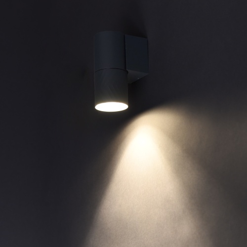 Светильник уличный 5107 настенный GU10 IP65 серый IEK | код LT-UBU0-5107-GU10-1-K03 | IEK фото 2