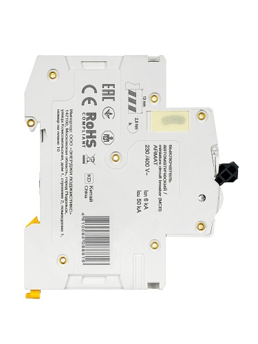 ARMAT Автоматический выключатель M06N 3P D 1А | код AR-M06N-3-D001 | IEK  фото 8