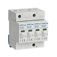 Ограничитель имп. перенапр. NU6-IIG 4Р In=15kA Uc=440B Im=40kA соответствует стандарту ROHS | код 252574 | CHINT