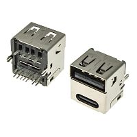 Разъём USB RUICHI USB3.1 TYPE-C 24PF-067, 24 контакта | код 107805 | Ruichi