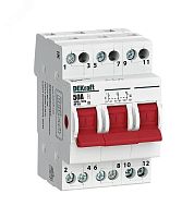 Выключатель-разъединитель трехпозиционный 3P 50A ВР-103 | код 17217DEK | Dekraft