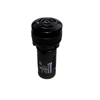 Зуммер без подсветки, 80дБ, черный, 24V AС/DC, IP65, пластик MT22-FM24E | код 137330| MEYERTEC