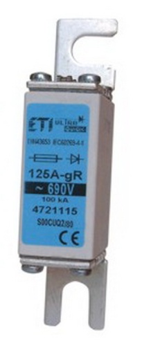 Предохранитель S000UQ2/80/80A/690V gR (200kA) | код 004721113 | ETI