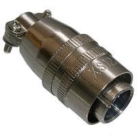 Разъём быстроразъёмный RUICHI XS12-5 (Zn) cable plug, , 5-ти контактый5-ти контактый | код 106641 | Ruichi