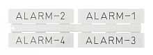 508 808, Маркировка (без надписей), 67х15мм (желтая), PBIP 6715 Y (уп.96шт.) | код 0.0.0.5.08808 | KLEMSAN