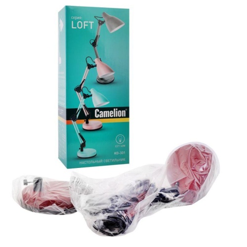 Светильник KD-331 C04 настол. 230В 40Вт красн. E27 Camelion 12792 фото 3