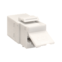 Повторитель портов RJ-45, неэкранированный, кат.6, формата Keystone, белый | код LAN-KCP45U6-WH | LANMASTER