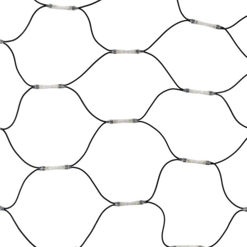 Гирлянда светодиодная "Сеть" 2х3м 432LED мультиколор 40Вт 220-240В IP67 провод каучук черн. Neon-Night 217-129 фото 3