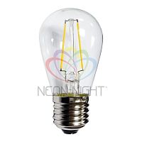 Лампа светодиодная ST45 Ретро Filament 2Вт 230В 3000К E27 тепл. бел. | код 601-801 | Neon-Night