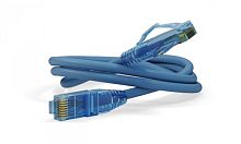 Патч-корд U/UTP Cat.6 LSZH 3 м синий, Hyperline PC-LPM-UTP-RJ45-RJ45-C6-3M-LSZH-BL | код 230245 | Hyperline