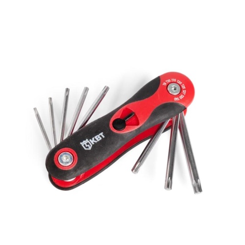 Набор торцевых ключей TORX НТК-Т-08 (КВТ) | код 80958 | КВТ