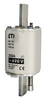 Предохранитель с ударной иглой NH-1_K/gG 250 A KOMBI 690V | код 004113347 | ETI