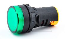 Светосигнальная арматура SEL 230VDC, 22mm, IP65, зеленая | код SEL-22D-230V-G-SD | SEL
